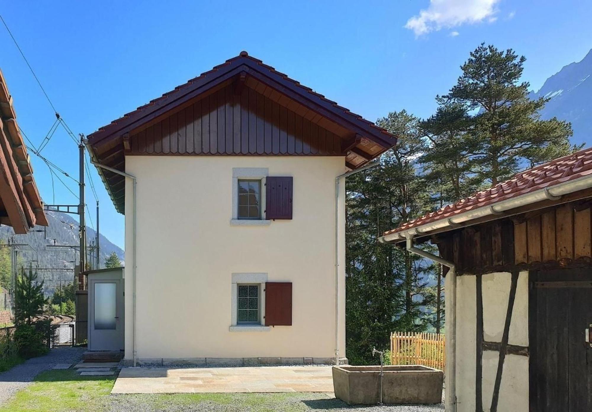 Bahnwaerterhaus Eggwald Villa Wassen Eksteriør bilde